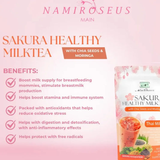 Namiroseous Sakura Thai Milktea