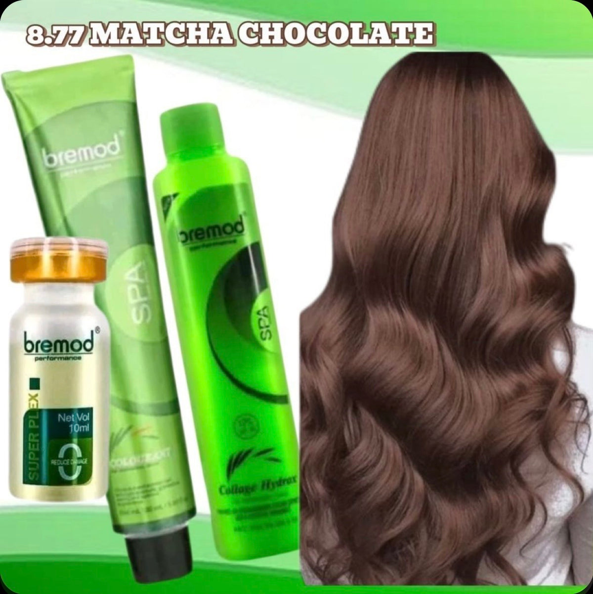 Bremod Hair Color Matcha Chocolate 8.77