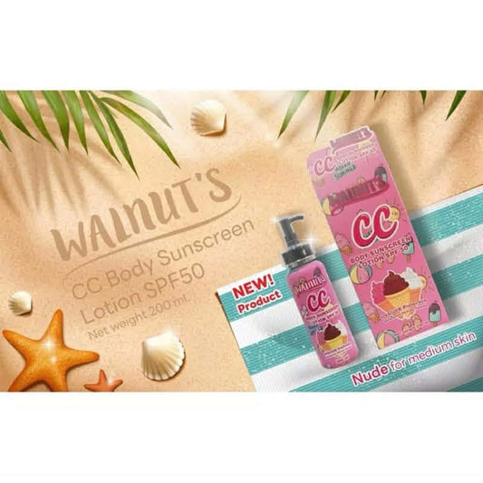 Walnuts CC Body Sunscreen Lotion Green