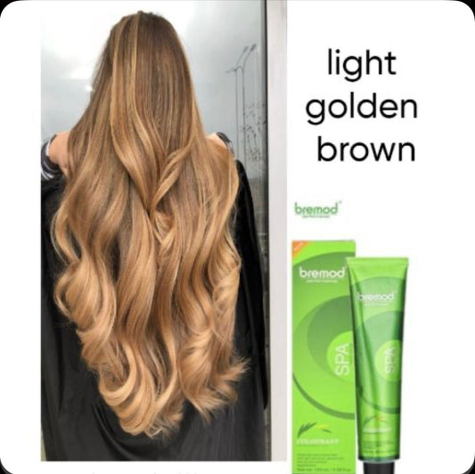 Bremod Hair Color Light Golden Brown 8.3