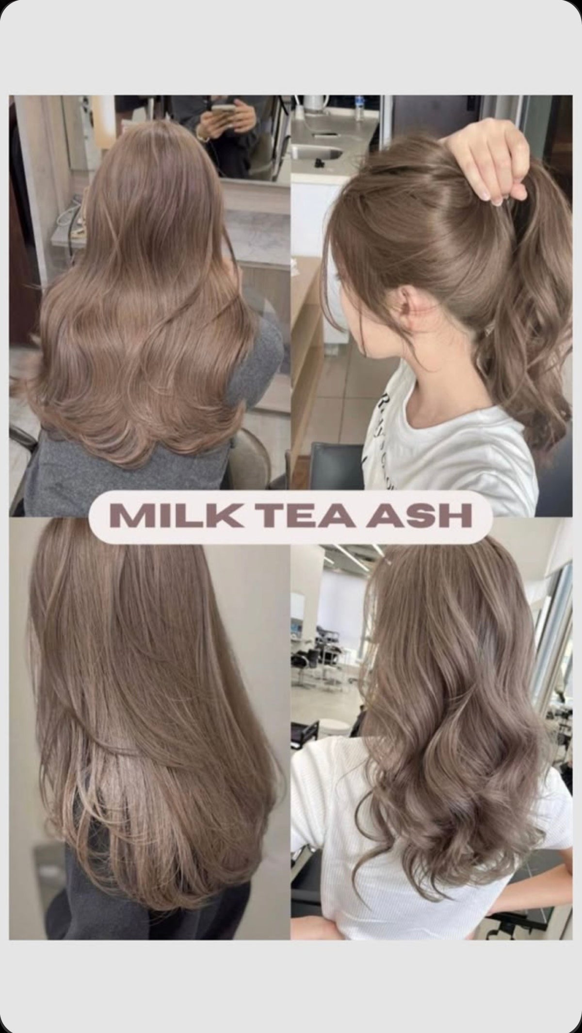 Bremod Hair Color Milktea Ash