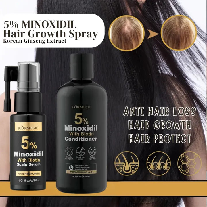 Kormesic Minoxidil w/ Biotin spray 30ml