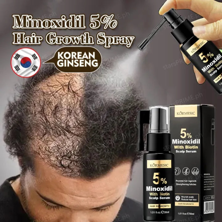 Kormesic Minoxidil w/ Biotin spray 30ml