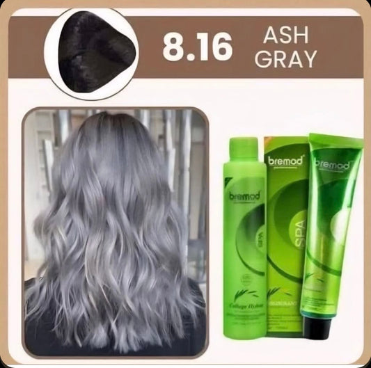 Bremod Hair Color Ash Grey 8.16