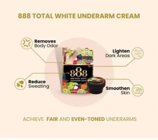 888 Total White Underarm Cream