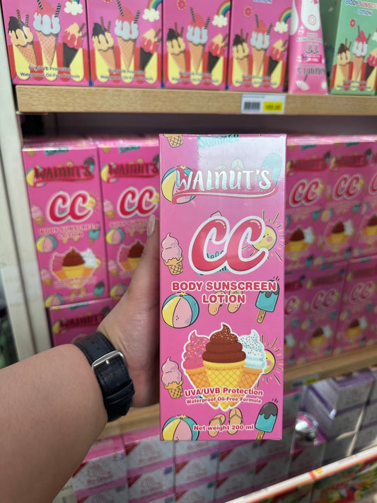Walnuts CC Body Sunscreen Lotion Green