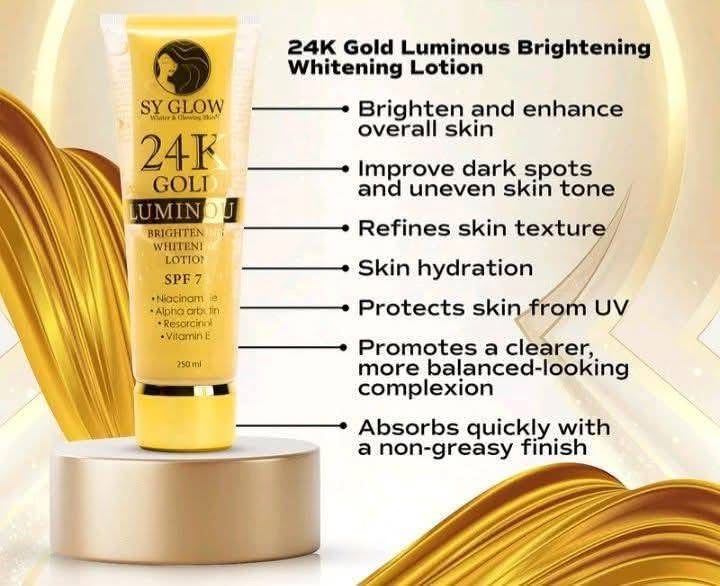 SY GLOW 24K Gold Luminous Lotion