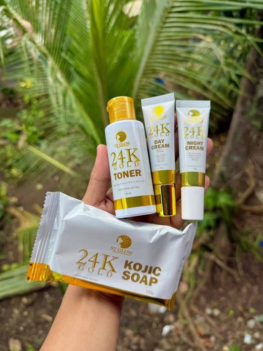 SY GLOW 24K GOLD
REJUVENATING SET with RESORCINOL