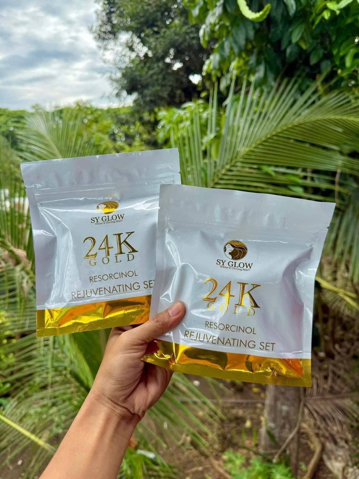SY GLOW 24K GOLD
REJUVENATING SET with RESORCINOL