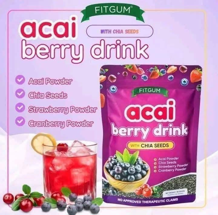 Fitgum Acai Berry drink