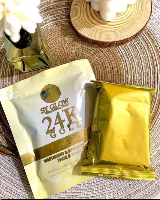 SY GLOW 24K GOLD LUMINOUS WHITENING & BRIGHTENING SOAP